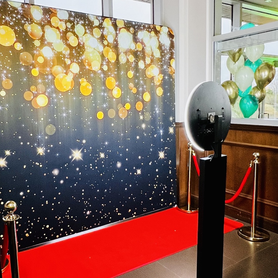 Photobooth 360 para eventos corporativos en la Rive-Sud durante un evento en el Gran Montreal