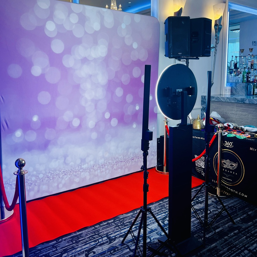 Photobooth 360 para eventos corporativos en la Rive-Sud durante un evento en el Gran Montreal