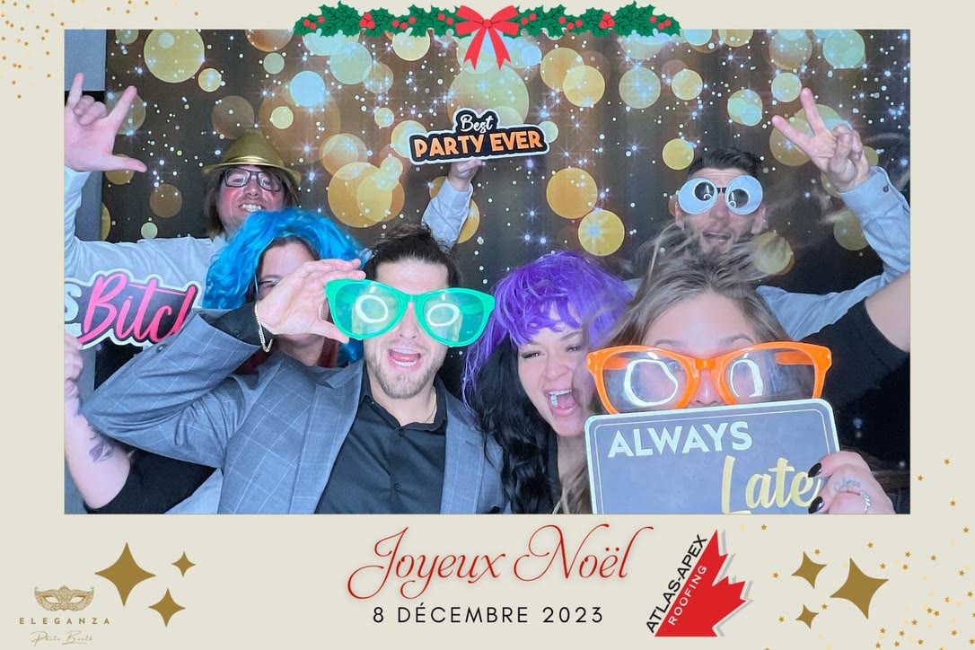 Corporate Photo Booth at Sheraton Laval at a real event in Greater Montreal